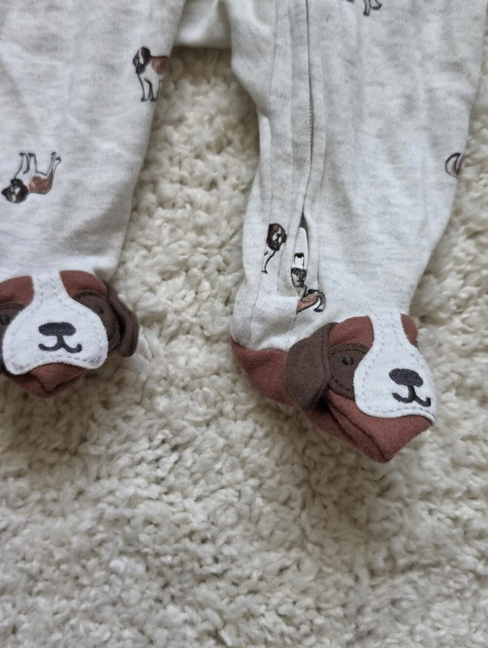 Baby Boy Bulldog Sleeper (Newborn)